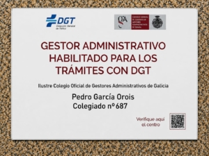 PLACA GESTOR DGT